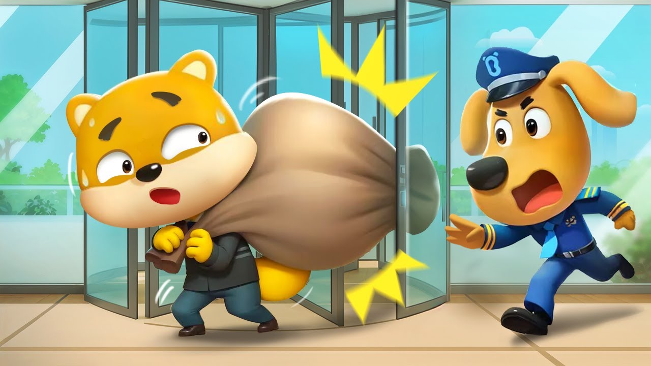 Seguridad en las Puertas Giratorias 🎈 1HORA de Dbujos Animados 🔍Sheriff Labrador en Español