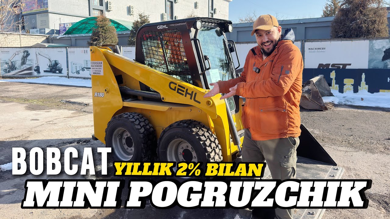 GEHL Мини погрузчини сотуви бошланди | Йиллик 2 фоиз билан Лизинга ҳарид қилинг
