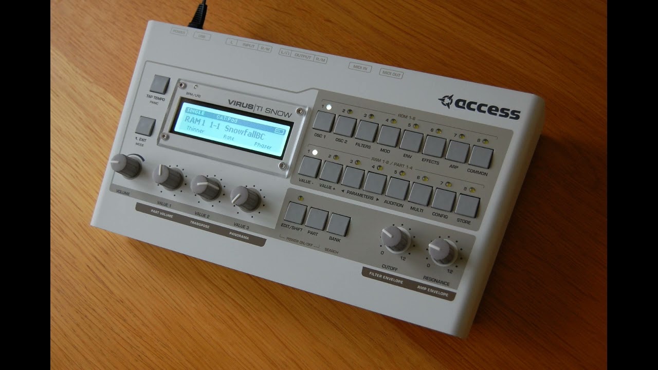 Virus Snow Synthesiser  , Talk And Sound Demo