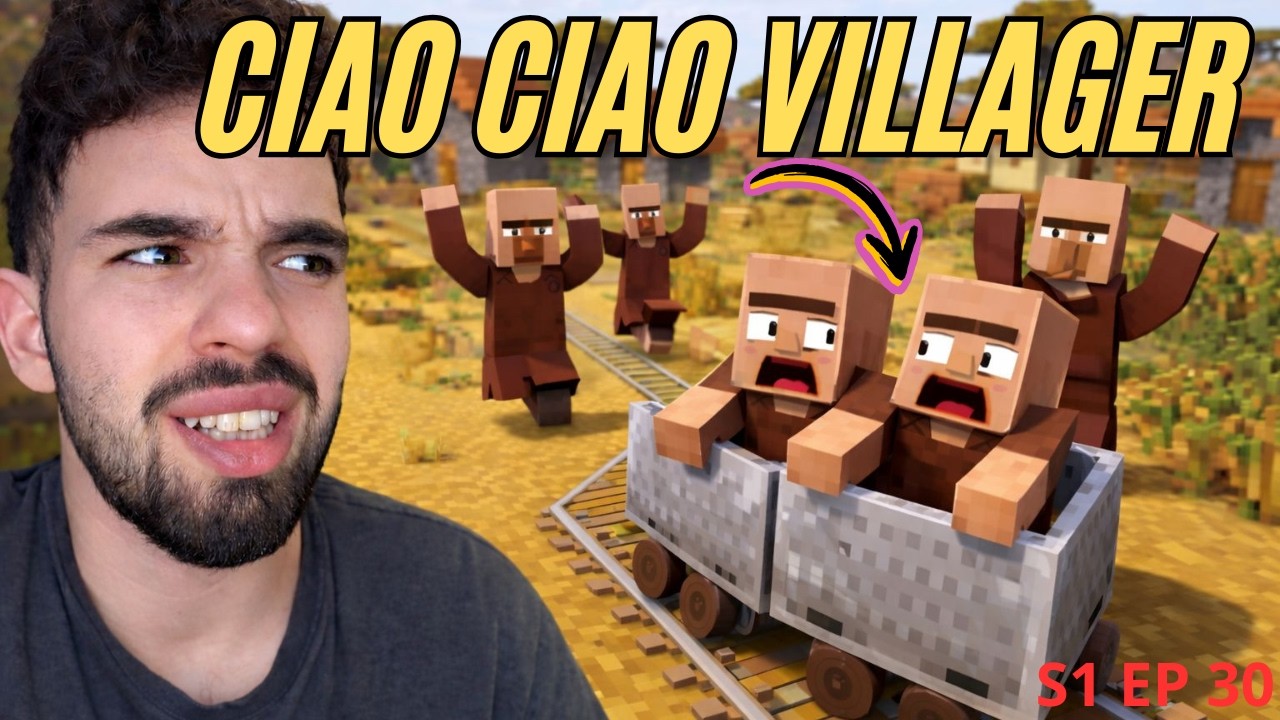 Ho SEQUESTRATO i VILLAGER su MINECRAFT (video NOSTALGICO)--Minecraft S1EP30--