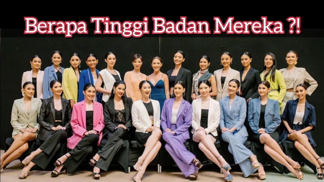 Berapa Tinggi Badan Finalis Miss Mega Bintang Indonesia 2023 ?