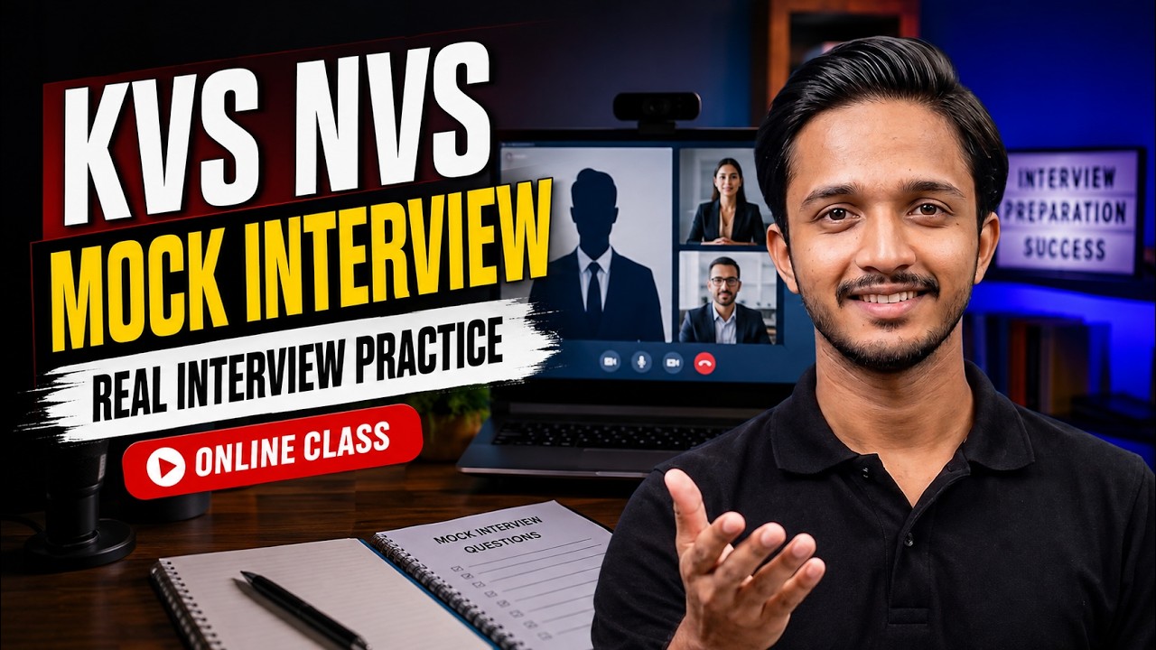 KVS NVS Interview Preparation Class | Physical Education Mock