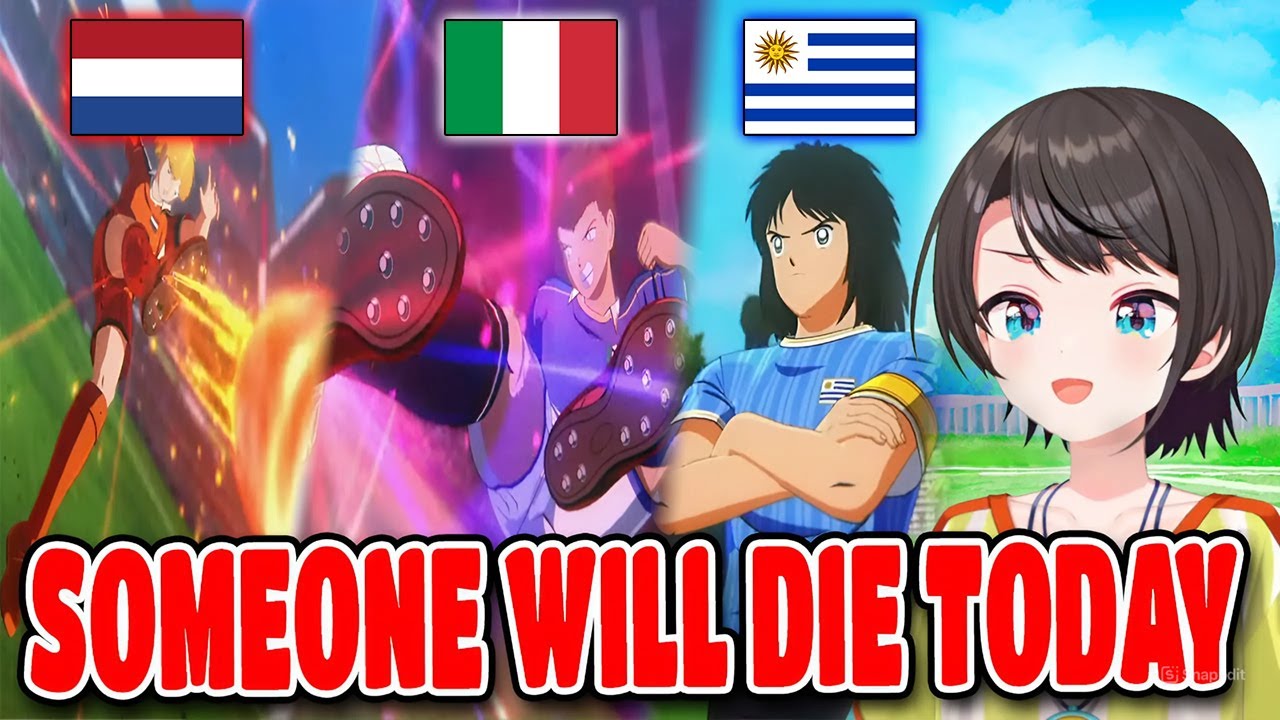 Subaru Best Reaction Vs Other Countries National Team Tsubasa Rise Of New Champion Hololive【ENG SUB】