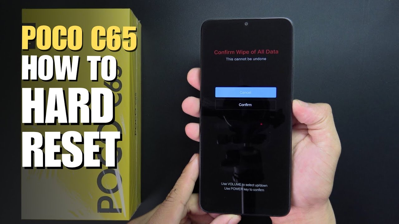 How To Hard Reset Xiaomi Poco C65 Update 2024