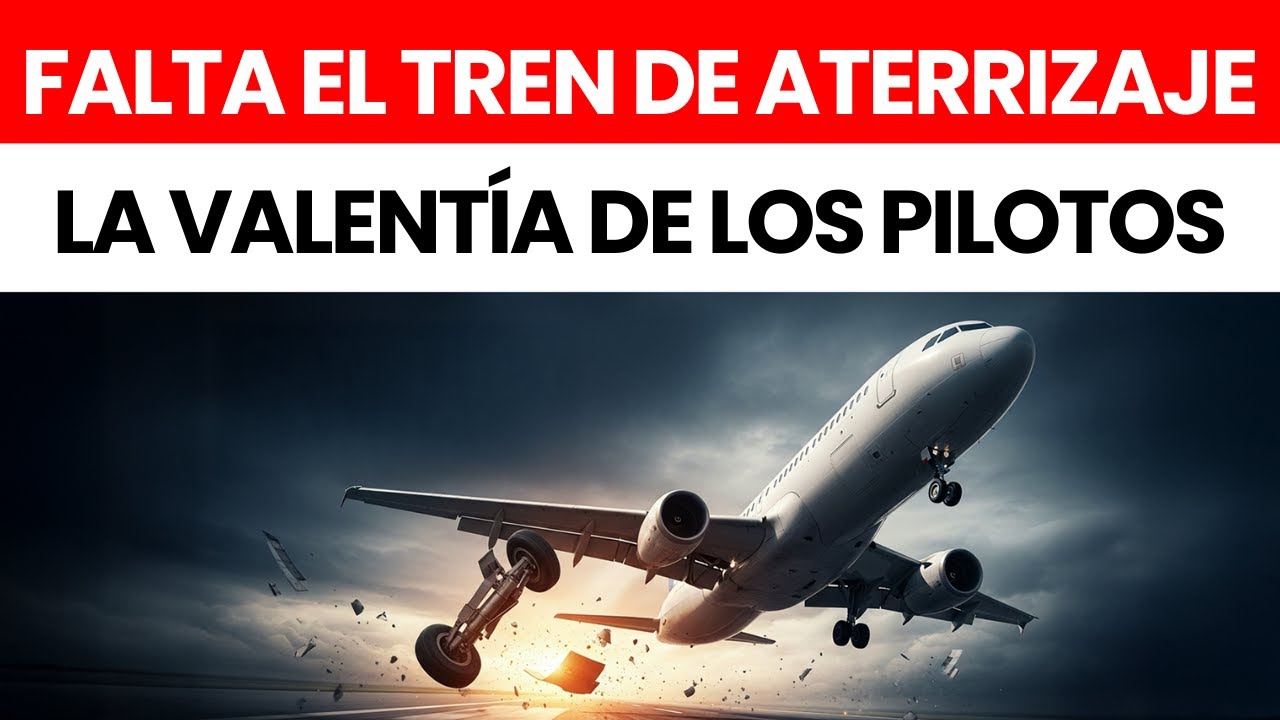 ¿Cómo aterrizó el avión sin tren de aterrizaje? Se explica el riesgoso aterrizaje de barriga.