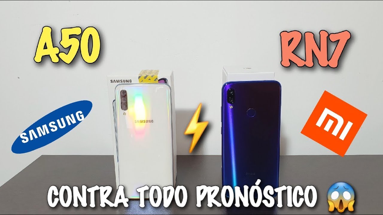 ⚡Galaxy A50 vs Redmi Note 7⚡ Contra todo PRONÓSTICO 😱🔥