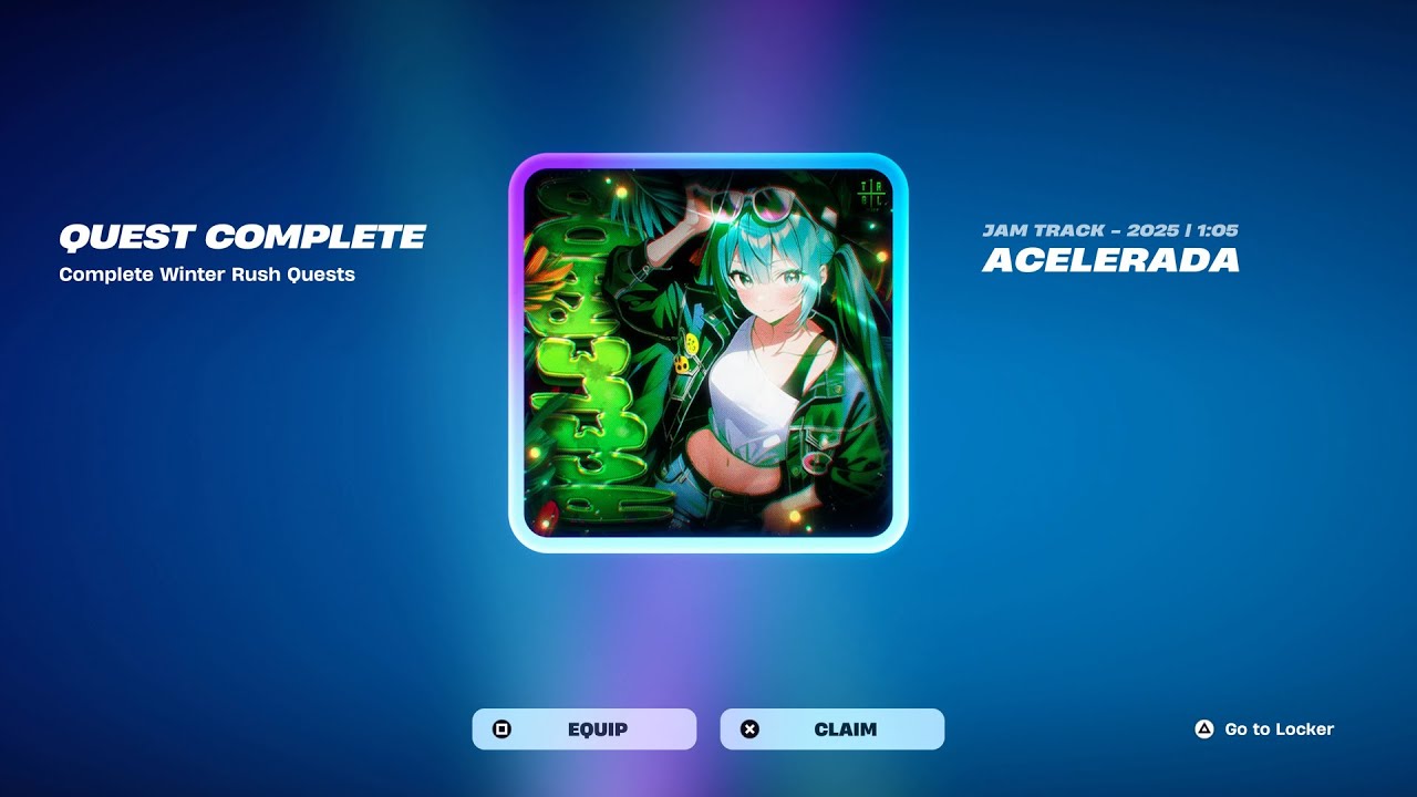 フォートナイトでAcelerada Jam Tracksの音楽を無料で入手する方法！（Jam Tracksのロック解除）