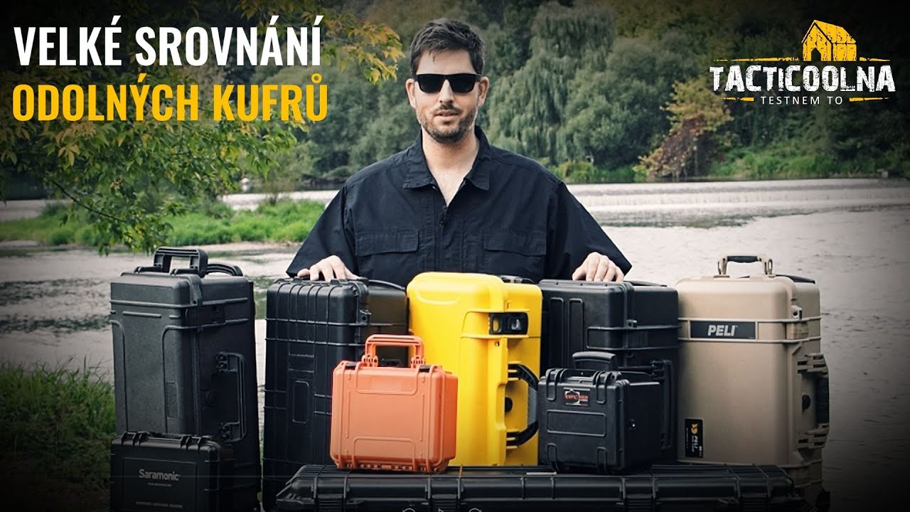 Voda v nerozbitném kufru? srovnání odolných kufrů. Apeno MAX, Explorer, Nanuk, Peli a Uni-Max