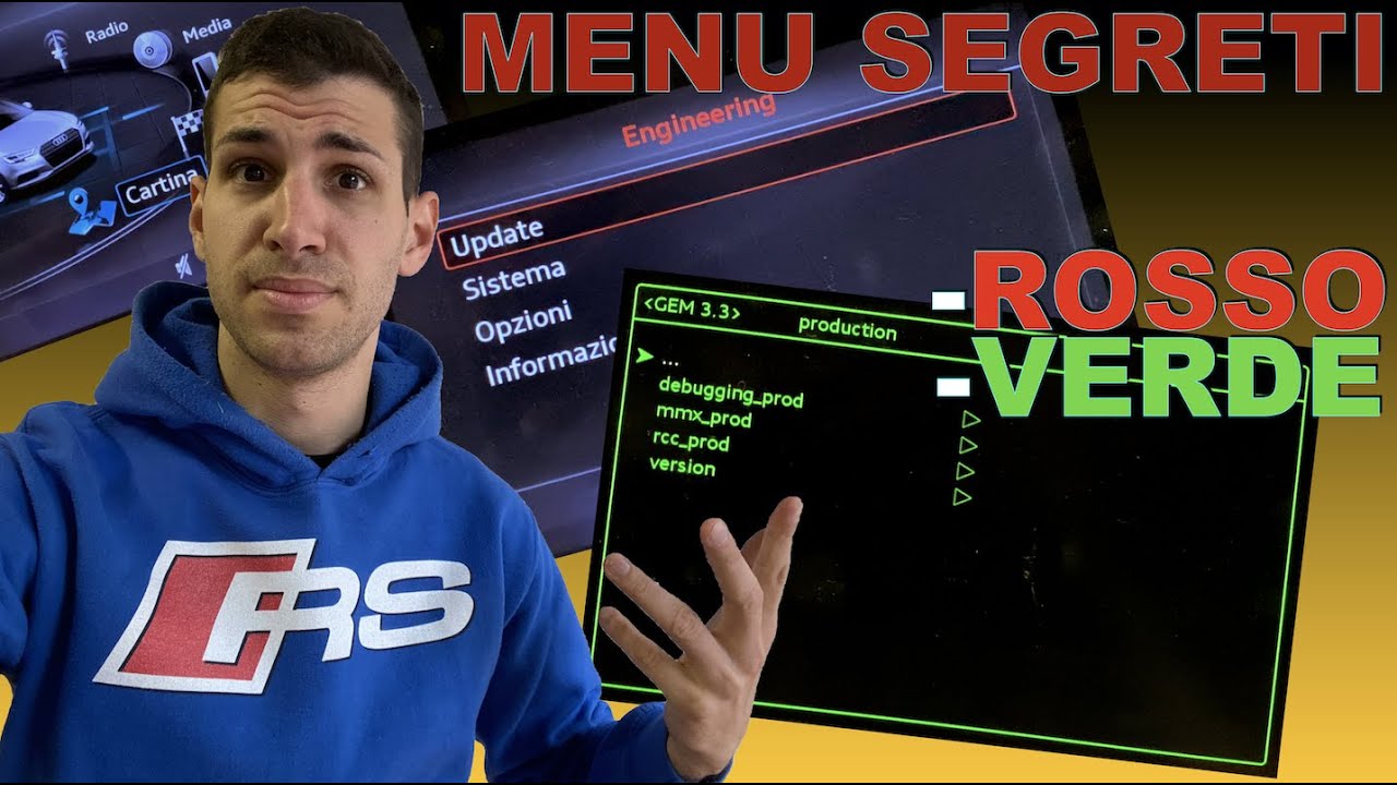 A cosa servono i MENU NASCOSTI nei sistemi MMI Audi ?