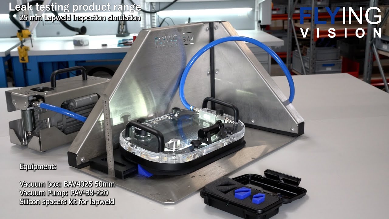 Vacuum Box Testing for Large Lapwelds | Enhanced Leak Detection with Silicone Spacers