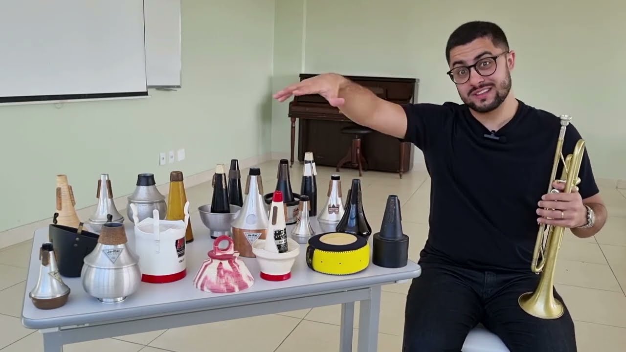 Trumpet Mute Demonstration - Surdinas para trompete - Daniel Leal trumpet
