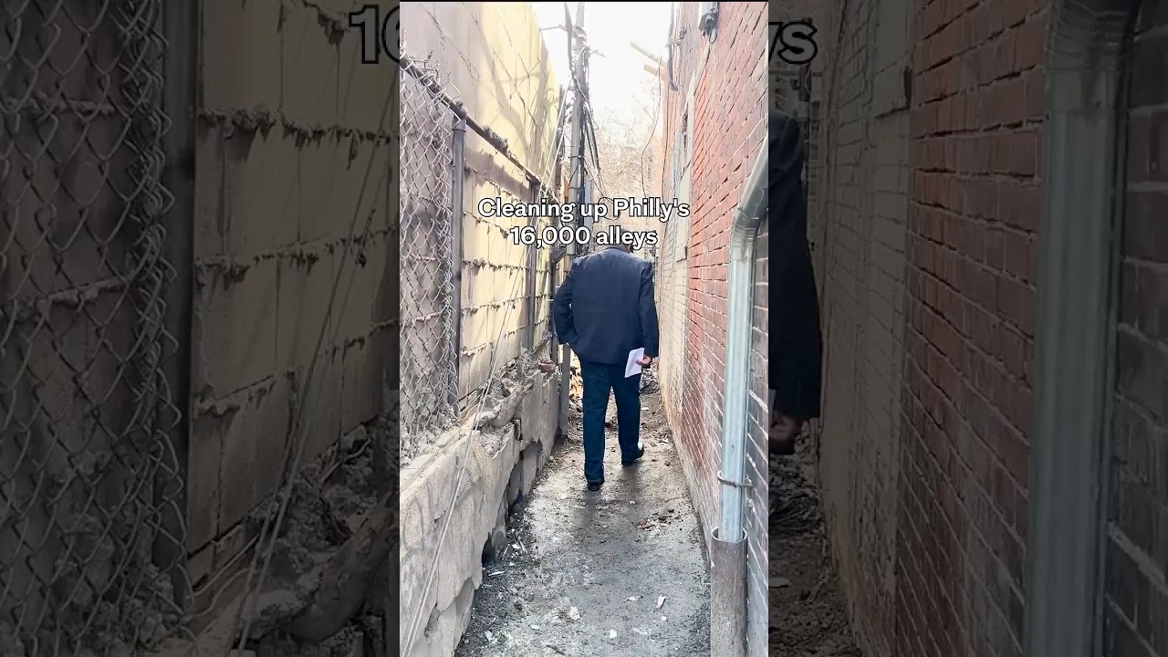 Philly has 16,000 alleys. Keeping them clean and clear is a big job.