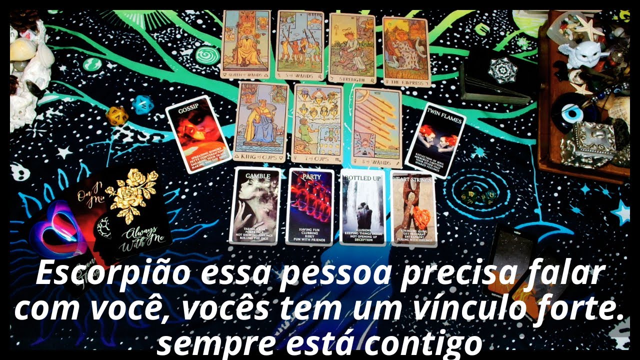 Escorpião 2ºdec essa pessoa precisa falar com você, vocês tem um vínculo forte. sempre está contigo