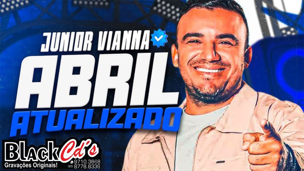 JUNIOR VIANNA CD PRA PARED&Atilde;O ABRIL 2026 BLACK CDS WATTS 085 997103868