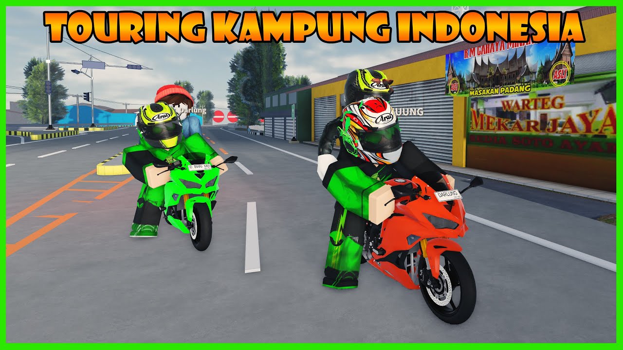 Darlung & Wak Darlung Beli Motor Sport Untuk Touring Keliling Kampung Indonesia Di Roblox