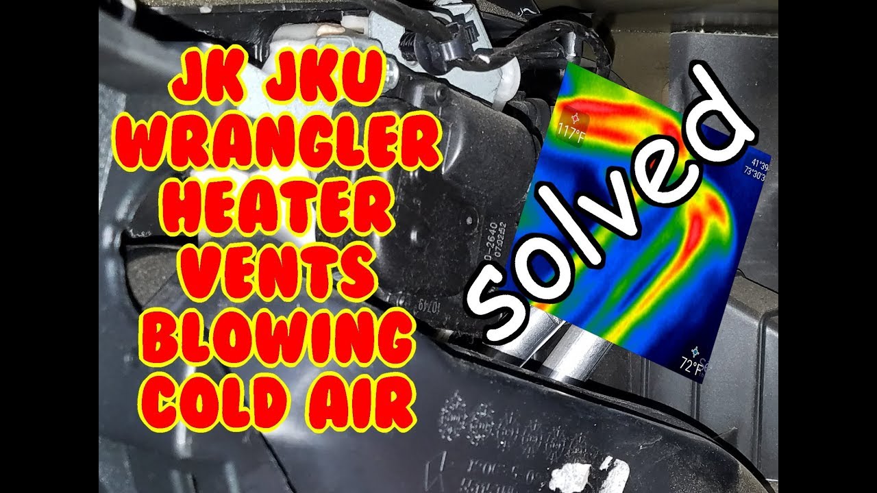 JK Wrangler: проблема с отоплением или её отсутствие. Дует холодный воздух из левого дефлектора, ...