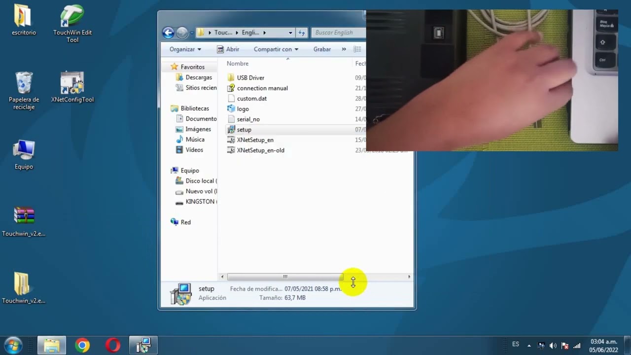 Software Touchwin TG_ Windows 7