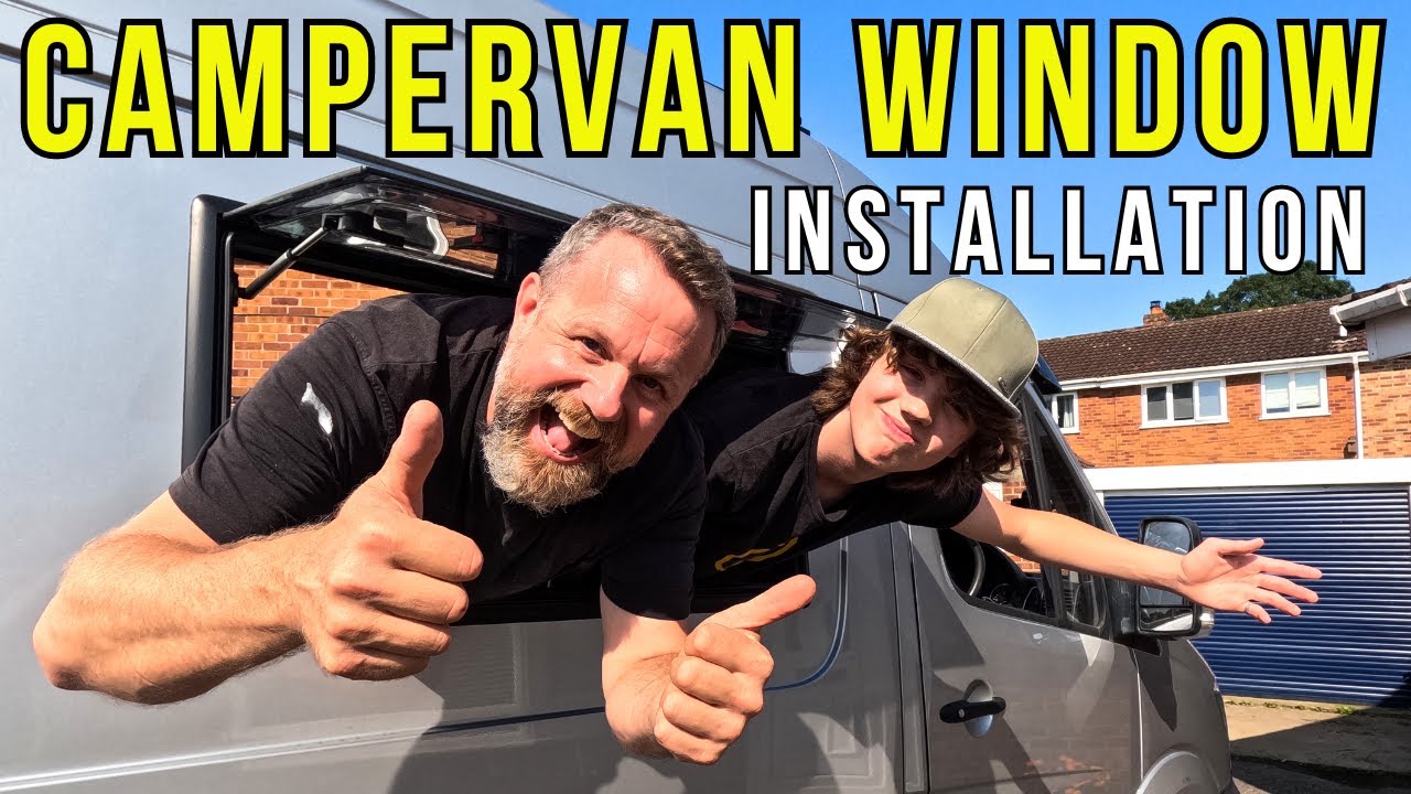 Challenging Campervan Window Installation | Sprinter Van Conversion