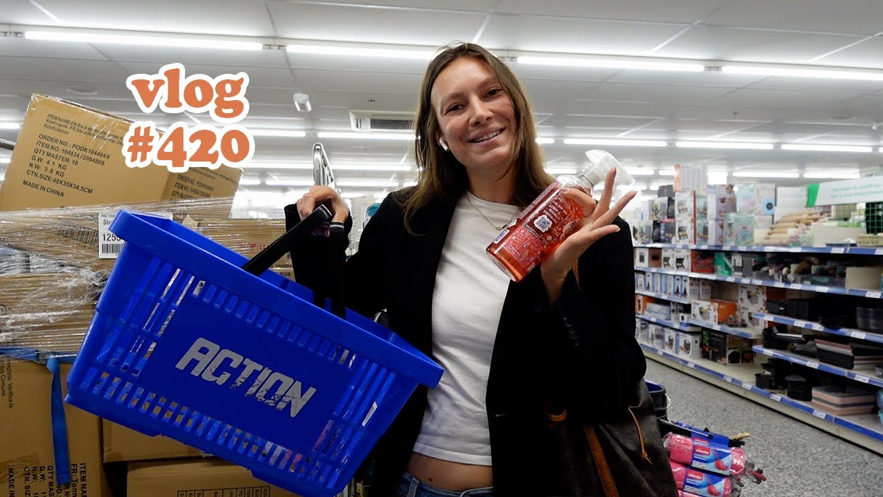 Kringlopen, beste supermarkt koekje en naar de Action - Vlog 420 | Aim&eacute;e van der Pijl