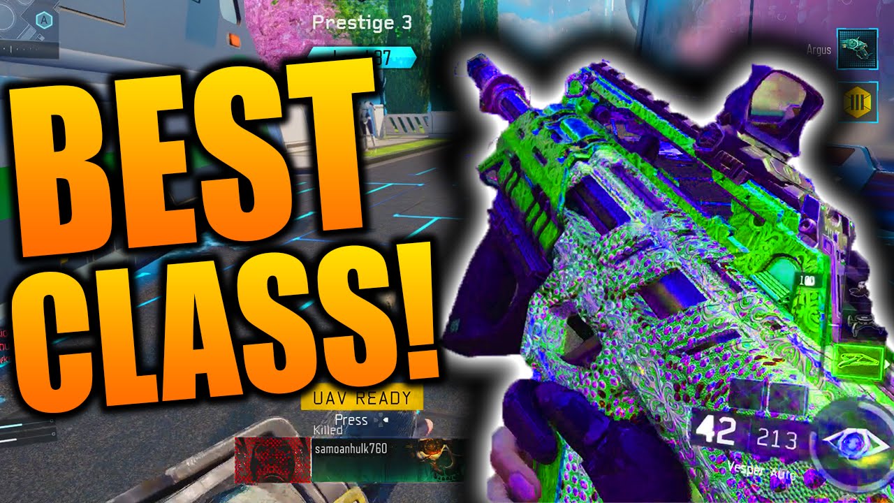 Black Ops 3: BEST CLASS SETUP - VESPER BEST CLASS SETUP BLACK OPS 3 (VESPER SMG CLASS)