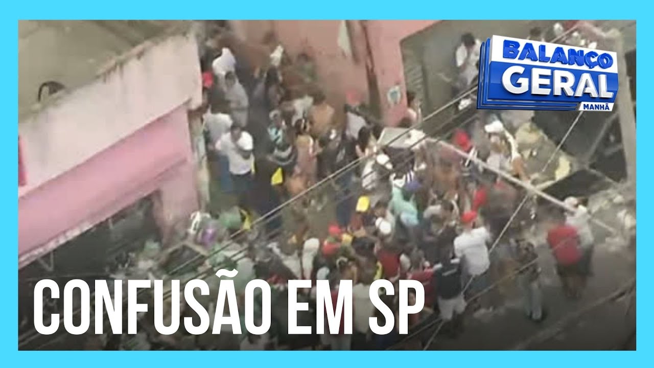 Polícia dispersa multidão durante baile funk em vários pontos de SP