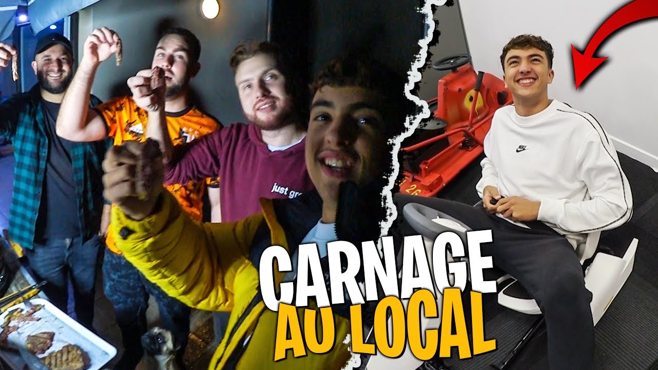 Inoxtag fait un carnage au local + dernier Barbecue de l'année avec la Team Croûton !