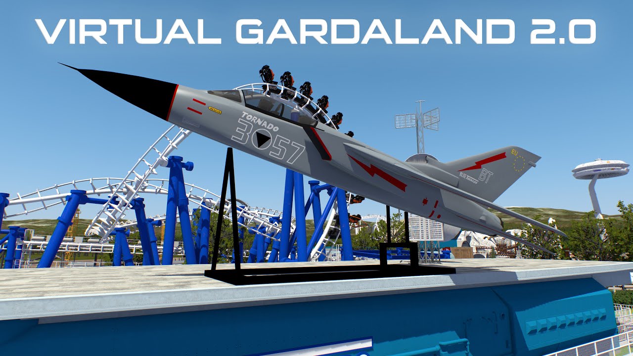 Virtual Gardaland 2.0 Teaser | Blue Tornado, Gardaland Park (Italy) | Nolimits 2 | RCT3Italia.it