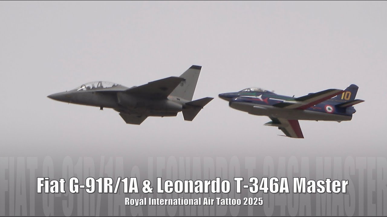 Italian Jet History - Fiat G-91 & Leonardo T-346A Master