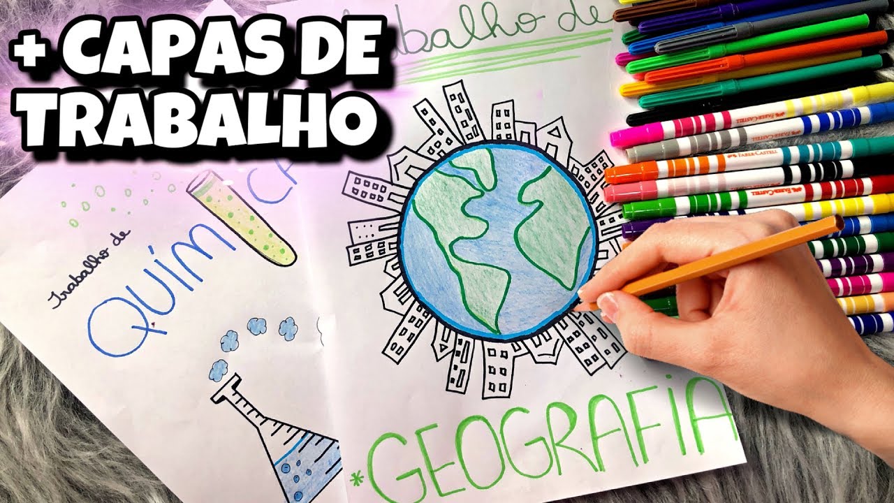CADERNO LINDO E ORGANIZADO #15 - IDEIAS DE CAPAS DE TRABALHOS, DIVISÓRIAS