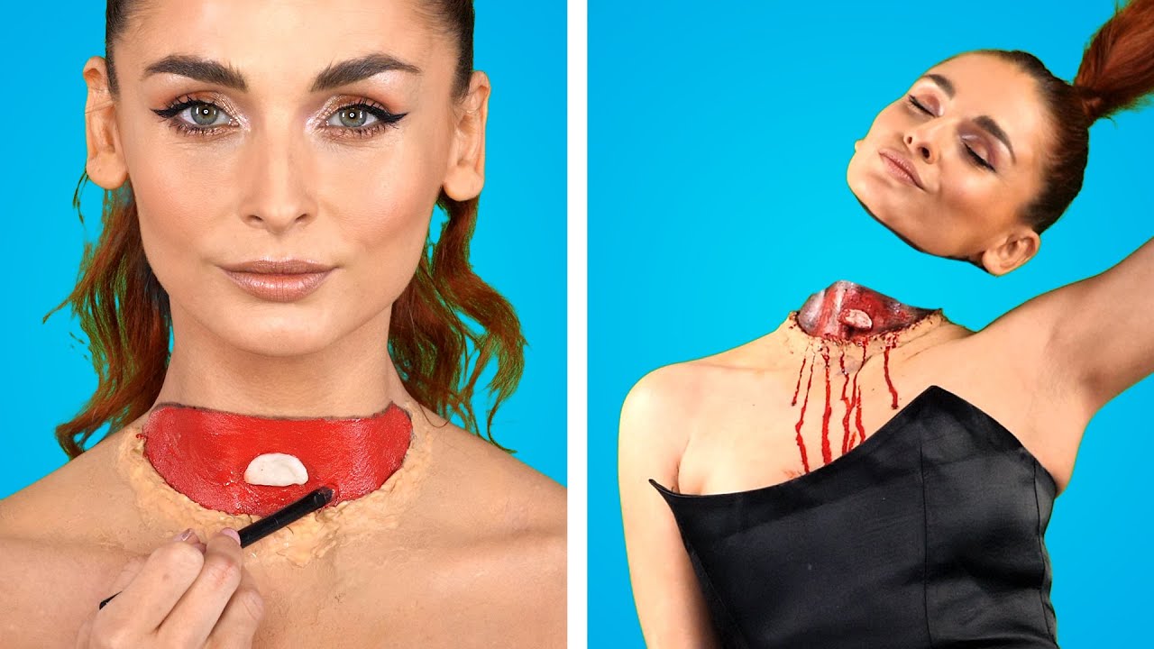 FUN SPOOKY HALLOWEEN DIY 🎃 | IDEAS ATERRADORAS DE MAQUILLAJE | Trucos DIY y Situaciones Divertidas