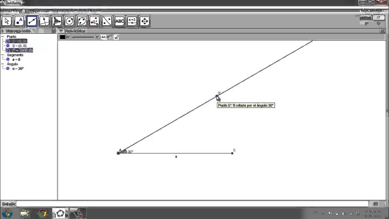 Tutorial No. 2: Triángulo Obtusángulo en GeoGebra
