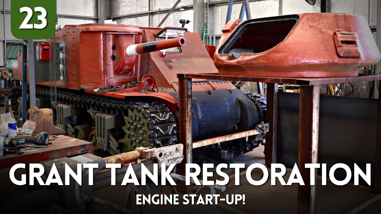 WORKSHOP WEDNESDAY: Engine START-UP on our WWII Grant Tank Restoration