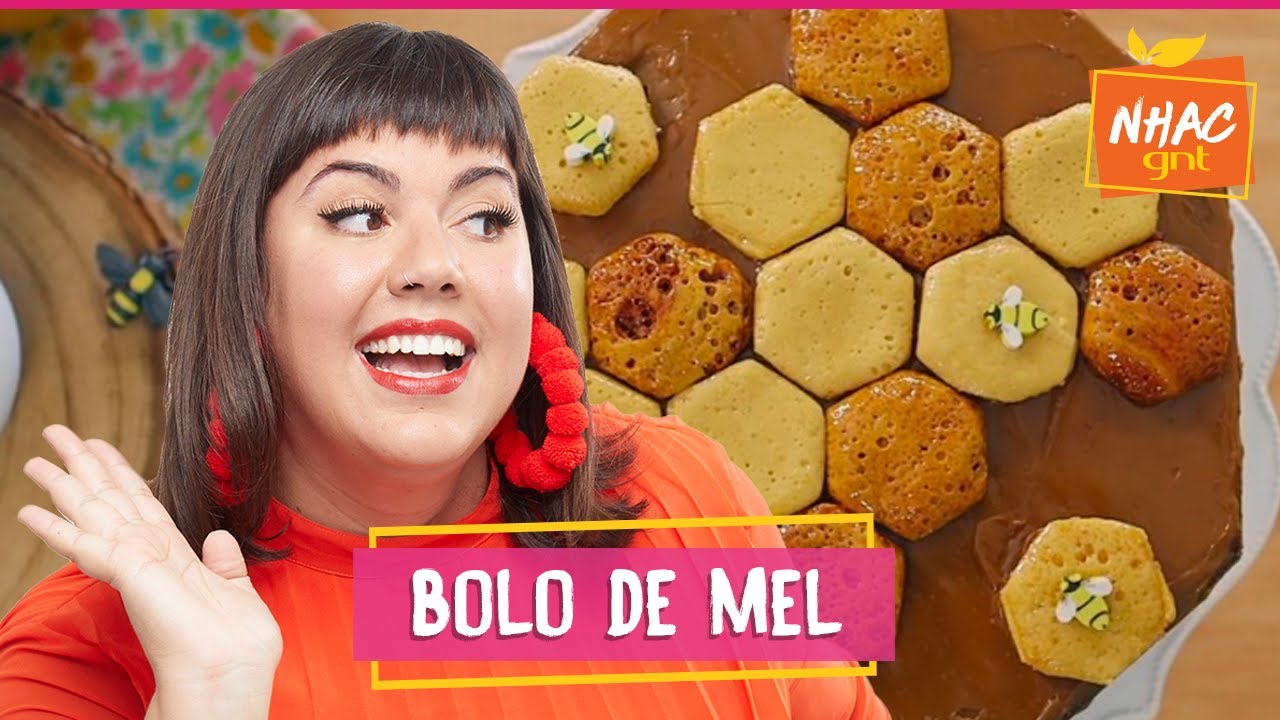 Bolo de mel recheado com doce de leite | Raíza Costa | Rainha da Cocada