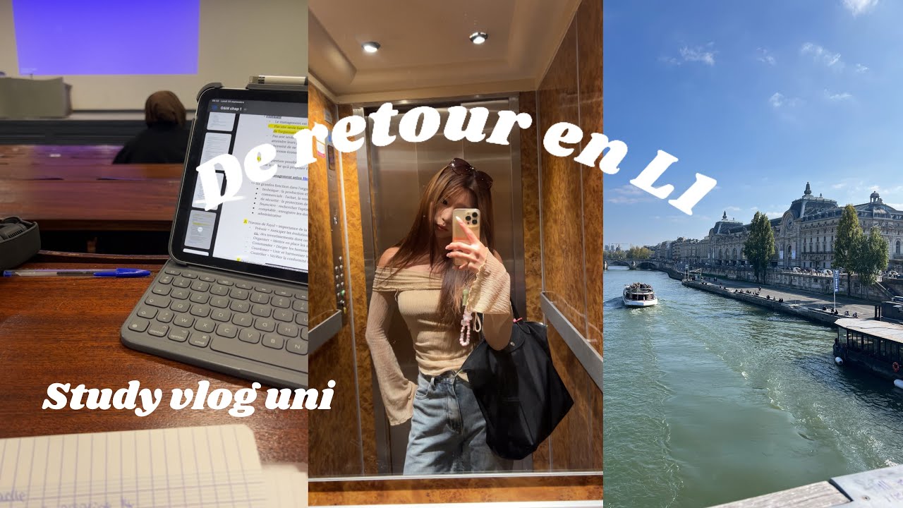 Vlog 17 rentrée Repartie pour une année de licence !!