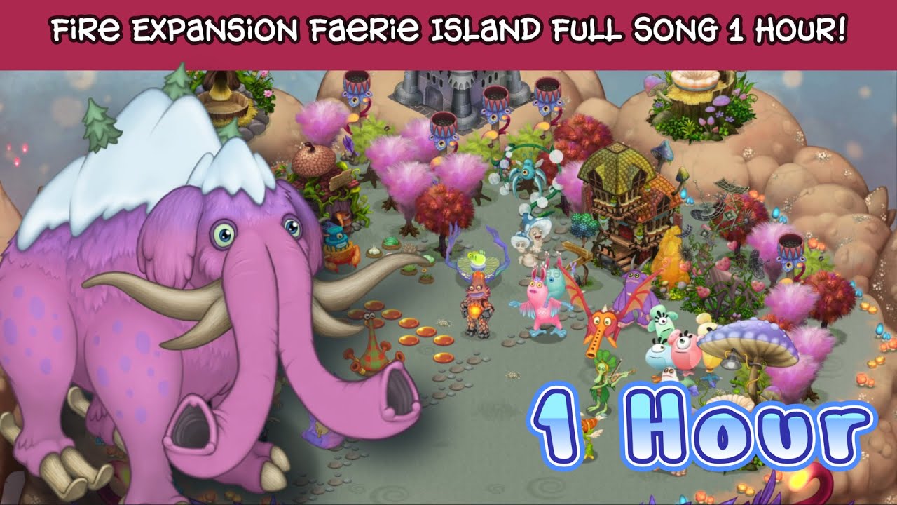 Updated Faerie Island Full Song (Fire Expansion) 1 Hour!