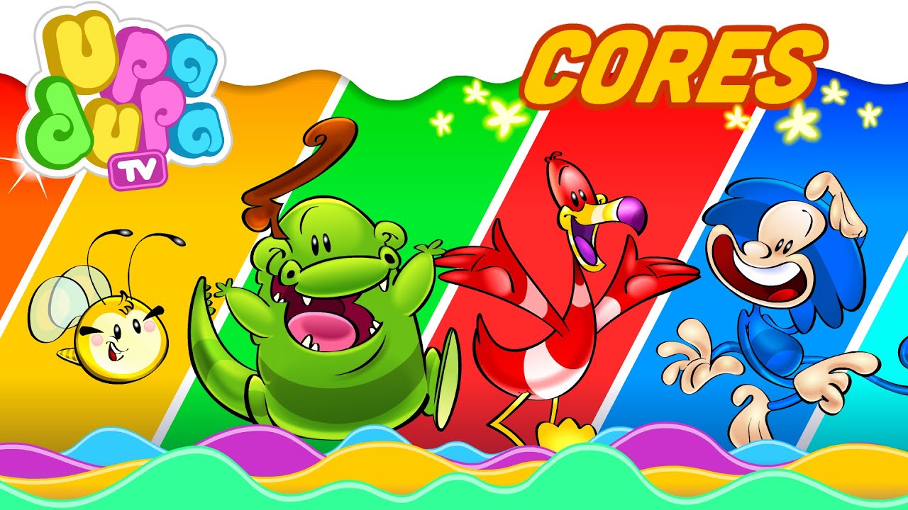 Aprendendo as cores! Jacarelvis e Amigos #jacarelvis