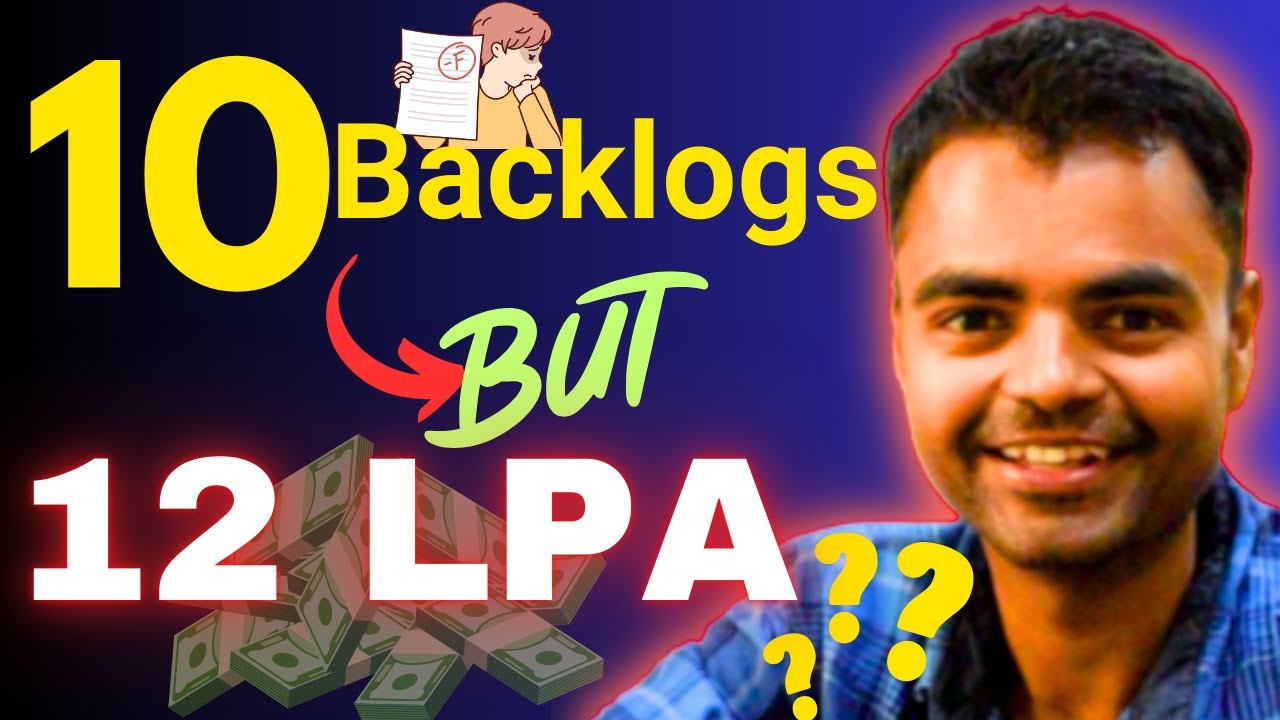 BTech Backlogs Impact on Placement or Off Campus Job in India, BTech Mai Backlogs Kaise Clear Kare