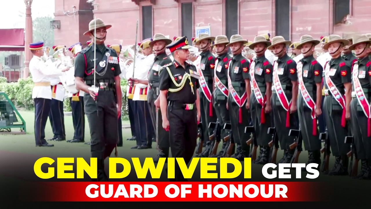 WATCH LIVE: Outgoing Army Chief General Upendra Dwivedi gets farewell | Indian Army | Delhi