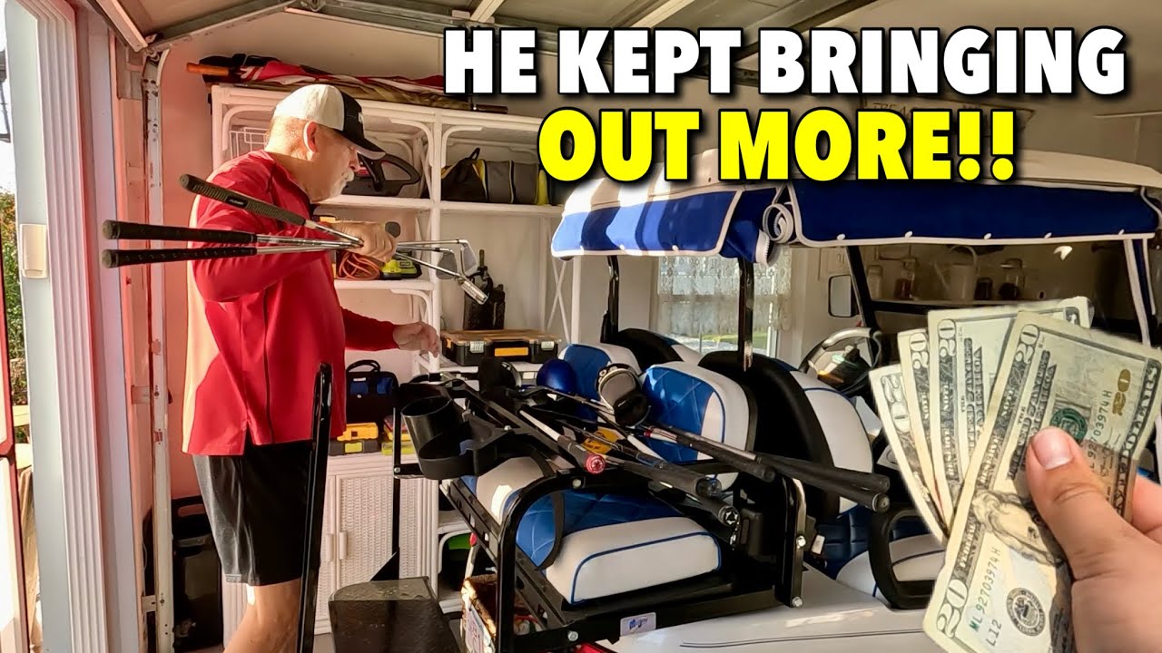 HE THOUGHT HIS GOLF CLUBS WERE WORTHLESS…