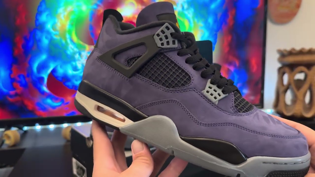 Early Looks at the Upcoming Jordan 4 Retro Lakers Edition 