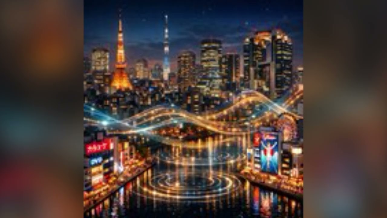 都会の道路 TokyoNightView asmr
