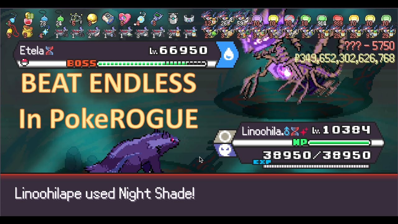 Last Eternatus Endless Pokerogue 5750   Entrainment Strat