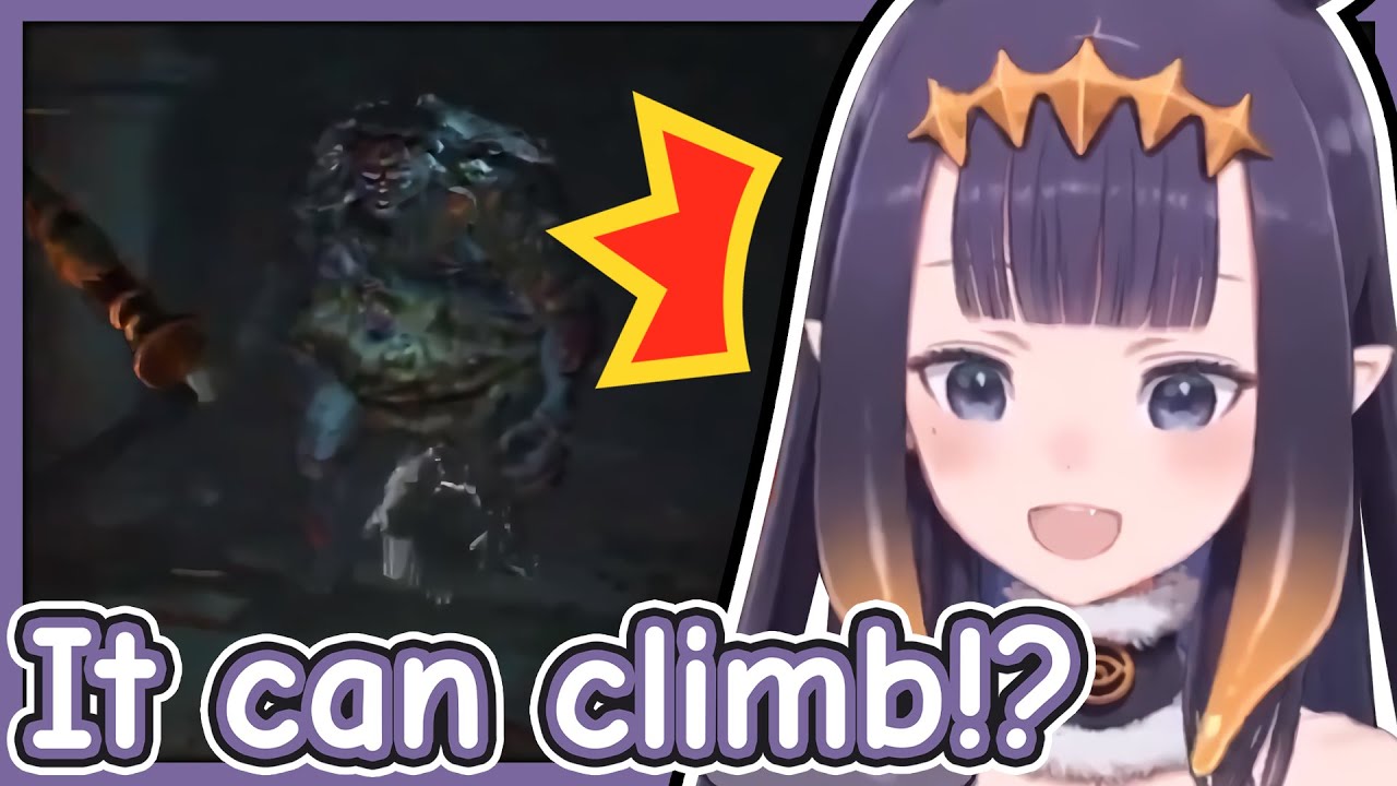 When Ina realizes she is not the only one who can climb in this game【Elden Ring/Hololive EN】