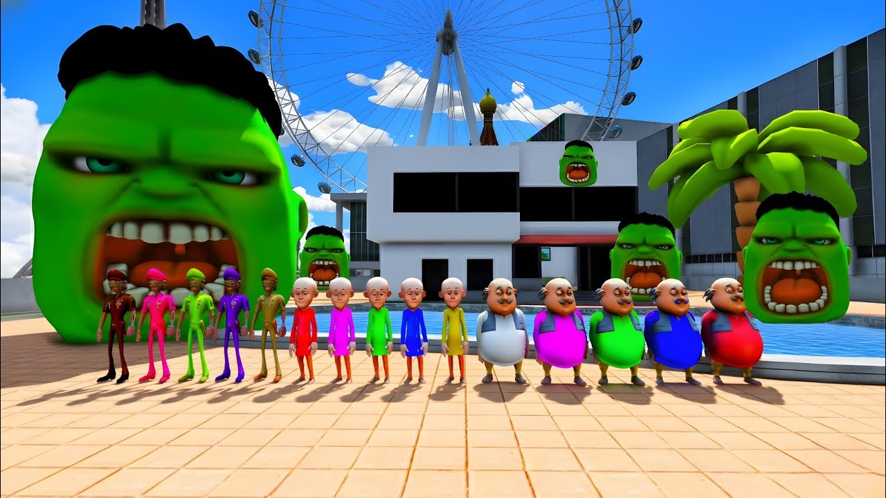 FRANKLIN PLAYING HIDE & SEEK WITH MOTU PATLU AND CHINGHAM SIR TEAM IN INDIAN BIKE DRIVING 3D