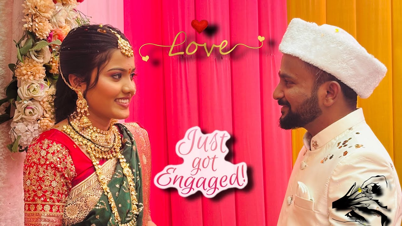 साक्षी ❤️ हर्षद engagement ceremony ✨|| साखरपुडा #engagement #engagementceremony #vlog 