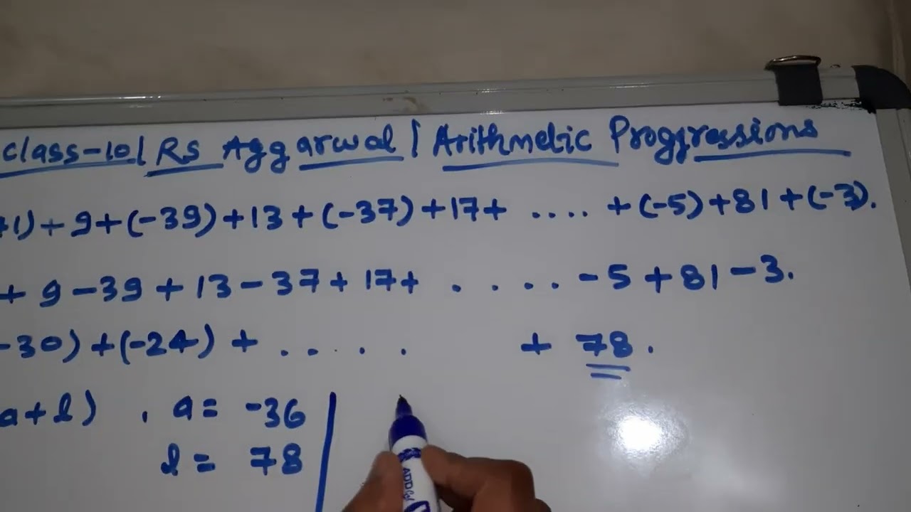 Q2(4) exercise 5C Arithmetic Progressions #rsaggarwalclass10maths @mohakinstitute8287 #viral #video 