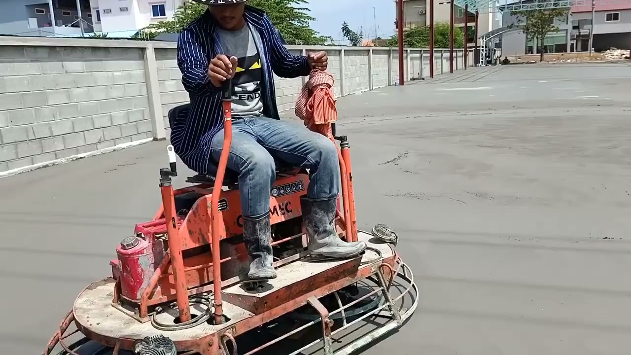 How to finish Concrete Extreme Fast Concrete Paving Machine Working   World Amazing Modern