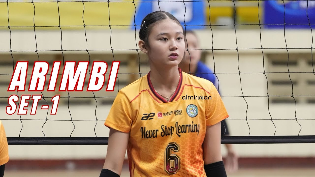 Arimby Syfana tampil Memukau bersama team O2C Ciparay di Jeva Spike set 1 