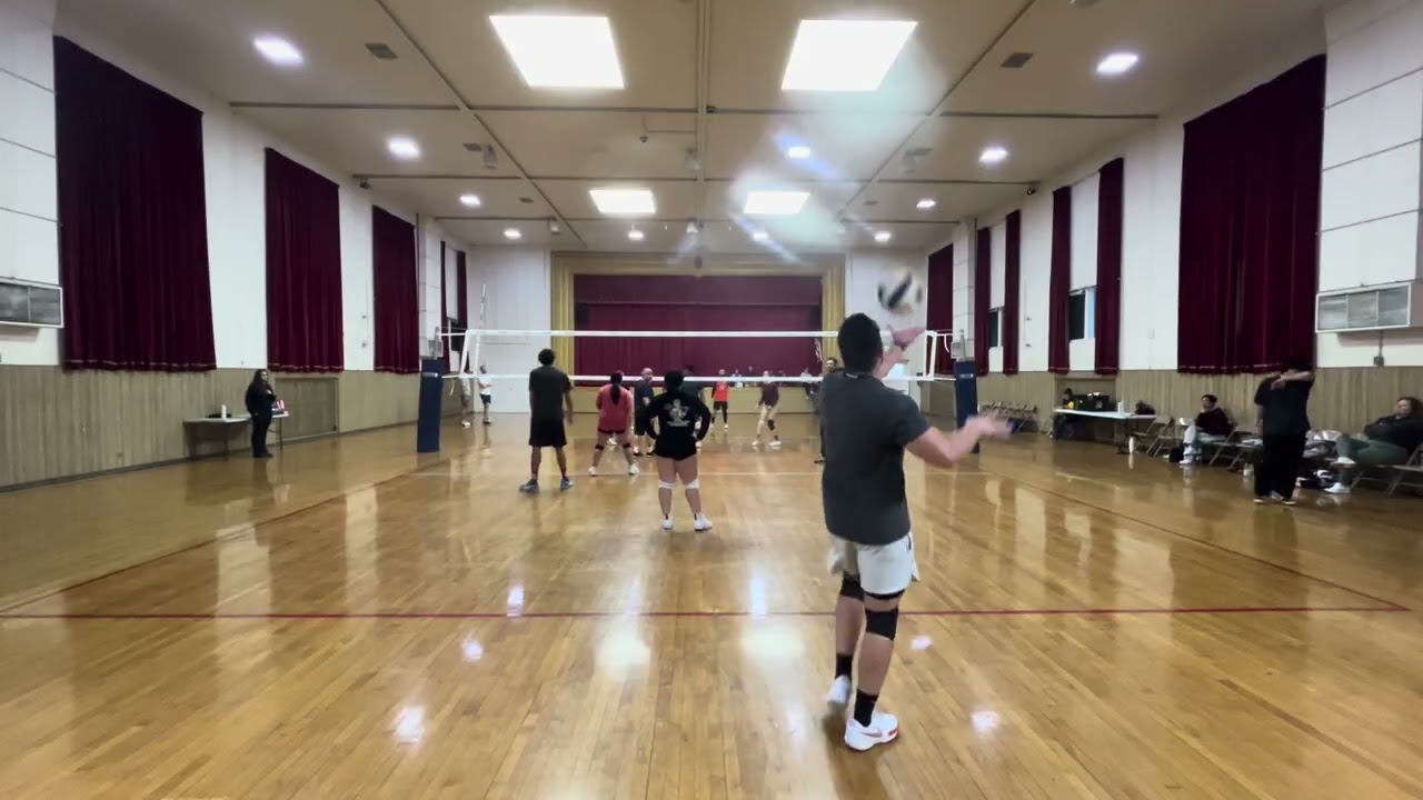 2/22/26 XOSO Volleyball League Stranger Danger vs Deez Nuts. 3rd Set Deez Nuts wins 21-19