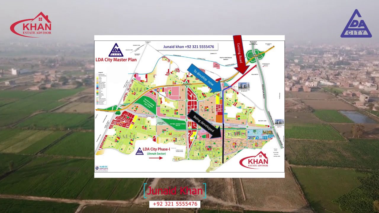 LDA City Lahore || 200ft Chenab Rd || Toward Ring Road || Complete Update